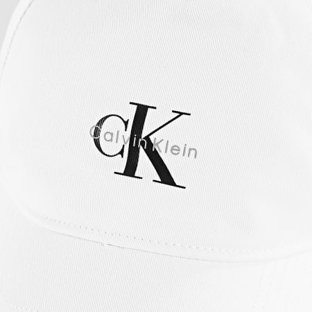 Calvin Klein - Casquette Monologo Printed 5027 Blanc