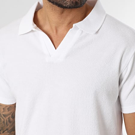 Deeluxe - Polo Manga Corta Cuello V Creeknar T2509M Blanco