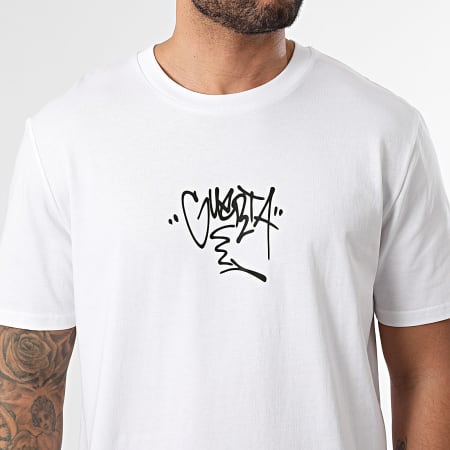 Guerta - Tee Shirt Oversize Large Le Rap A N*qué Ma Vie Back Blanc