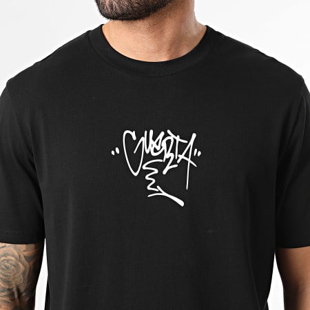 Guerta - Tee Shirt Oversize Large Le Rap A N*qué Ma Vie Back Noir