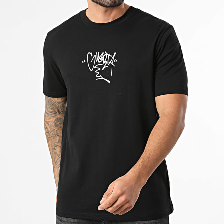 Guerta - Tee Shirt Oversize Large Le Rap A N*qué Ma Vie Back Noir