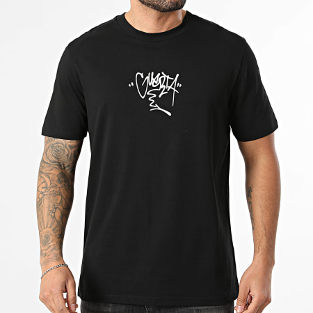 Guerta - Tee Shirt Oversize Large Le Rap A N*qué Ma Vie Back Noir