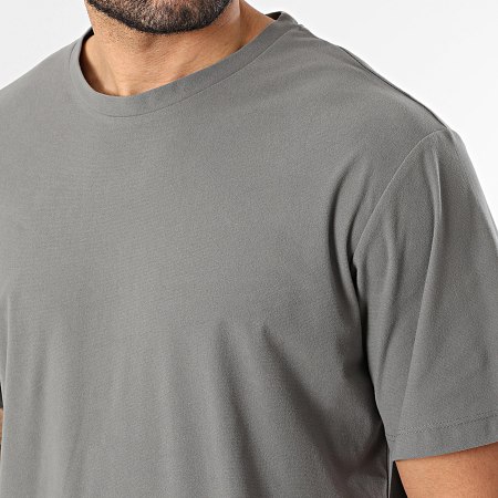 Jack And Jones - Ensemble Tee Shirt Et Short Jogging Solid Gris Noir