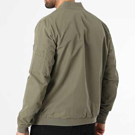 Jack And Jones - Veste Bomber Rush Vert Kaki