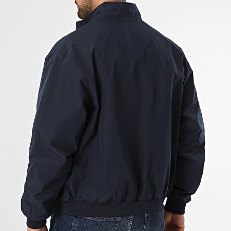 Jack And Jones - Veste Bomber Zippée Charge Stand Collar Bleu Marine
