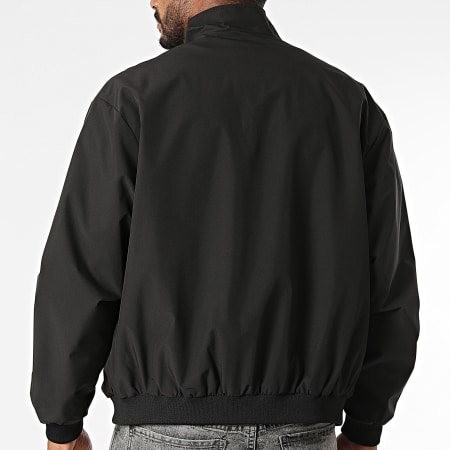 Jack And Jones - Veste Bomber Zippée Charge Stand Collar Noir