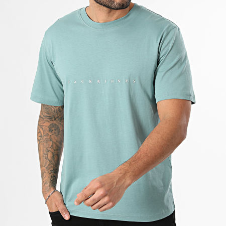 Jack And Jones - Tee Shirt Star Bleu Clair