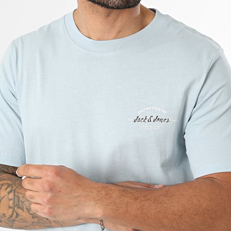 Jack And Jones - Tee Shirt Brandon Bleu Clair