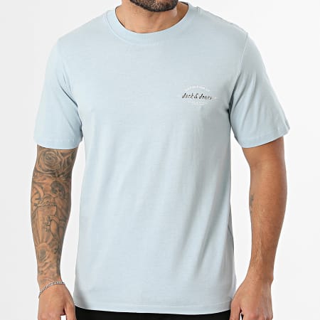 Jack And Jones - Tee Shirt Brandon Bleu Clair