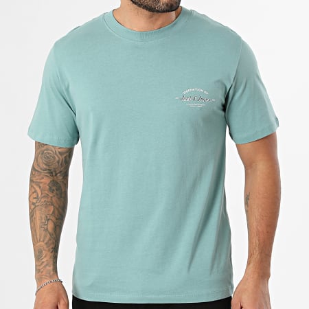 Jack And Jones - Tee Shirt Brandon Bleu Clair