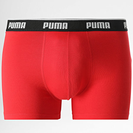 Puma - Lot De 3 Boxers 701234187 Bleu Roi Rouge Gris Chiné