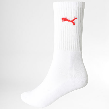 Puma - Pack van 3 paar sokken 7312 Wit Marineblauw Koningsblauw Rood