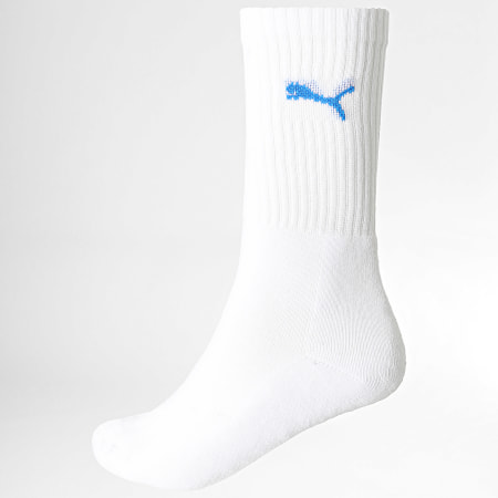 Puma - Pack van 3 paar sokken 7312 Wit Marineblauw Koningsblauw Rood
