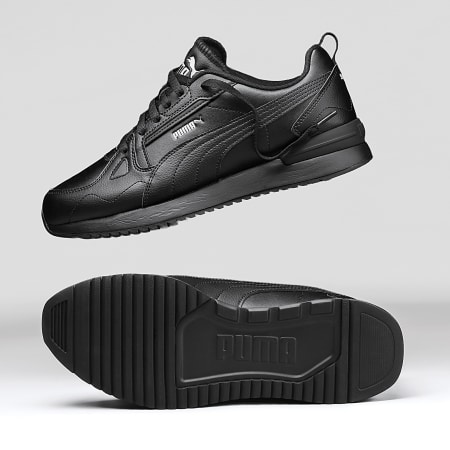 Puma - Zapatillas R78 Cyclone SL 406163 Puma Black Smokey Gray White