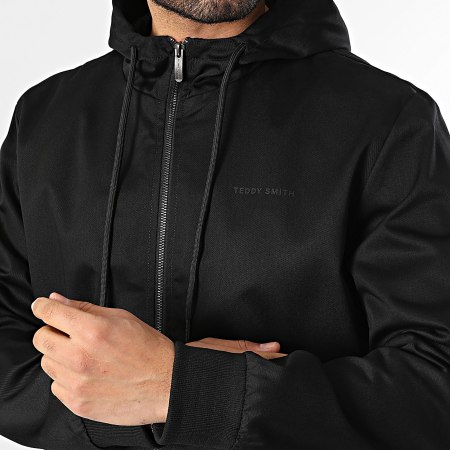 Teddy Smith - Jass Capuchon Zipper Sansonito STR1200116D Zwart