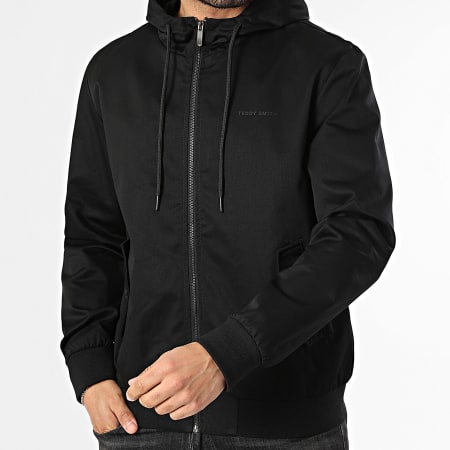 Teddy Smith - Jass Capuchon Zipper Sansonito STR1200116D Zwart