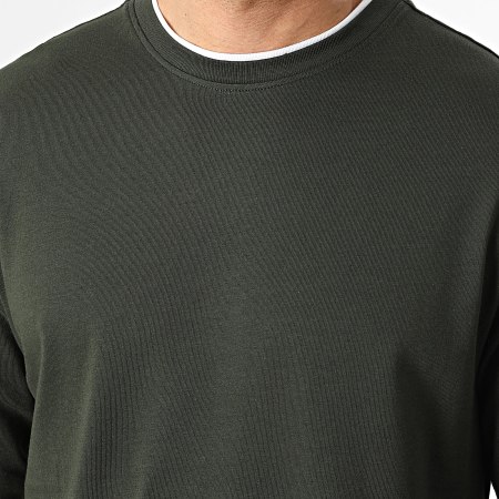 Tiffosi - Tee Shirt Manches Longues Milan 10064315 Vert Foncé