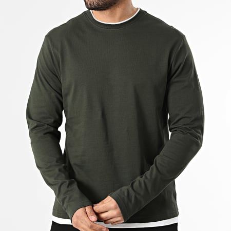 Tiffosi - Tee Shirt Manches Longues Milan 10064315 Vert Foncé