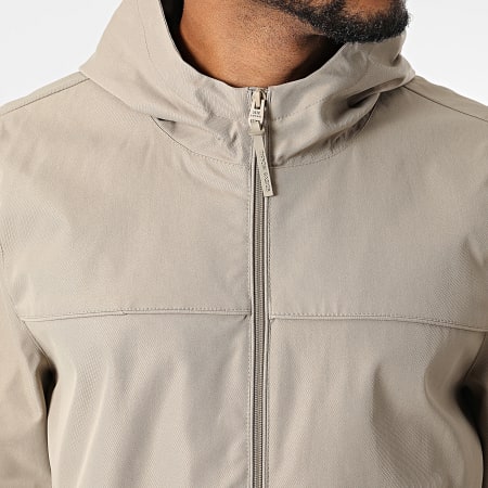 Tiffosi - Veste Capuche Zippée Brooks Beige