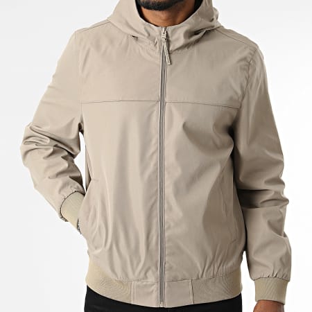 Tiffosi - Veste Capuche Zippée Brooks Beige