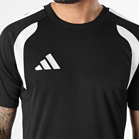 Adidas Sportswear - Ensemble Tee Shirt Et Short Jogging A Bandes Tiro 26 KB1348 KA8773 Noir Blanc