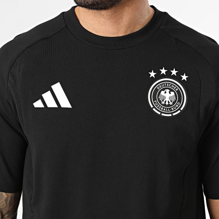 Adidas Sportswear - Ensemble Tee Shirt Et Short Jogging Foot Allemagne JZ9330 JZ9329 Noir