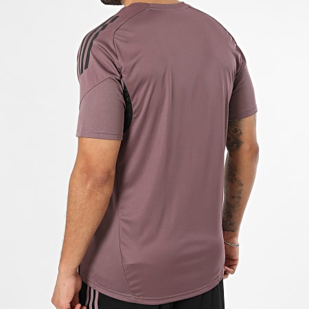 Adidas Sportswear - Ensemble Maillot De Foot Et Short Jogging A Bandes Real Madrid JZ9009 JZ9013 Violet Noir