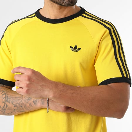 Adidas Originals - Tee Shirt 3 Stripes KE3538 Jaune Noir