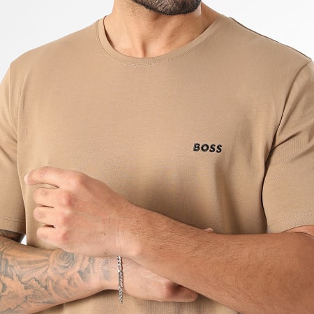 BOSS - Ensemble Tee Shirt Et Short Jogging Mix And Match 50515312 50515314 Camel
