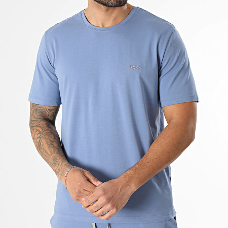 BOSS - Ensemble Tee Shirt Et Short Jogging Mix And Match 50515312 50515314 Bleu