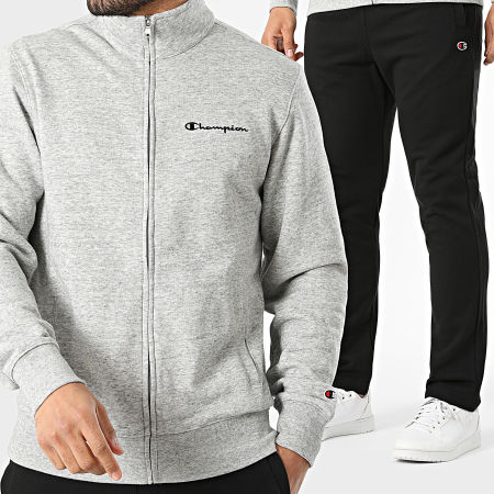 Champion - Ensemble De Survetement 222248 Gris Chiné Noir