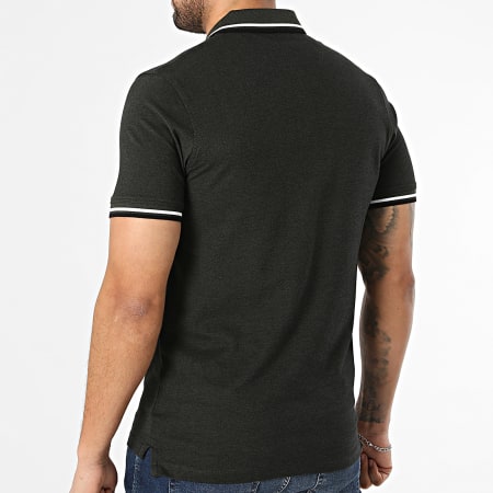 Jack And Jones - Lot De 2 Polos Manches Courtes Paulos Bleu Marine Vert Kaki Chiné