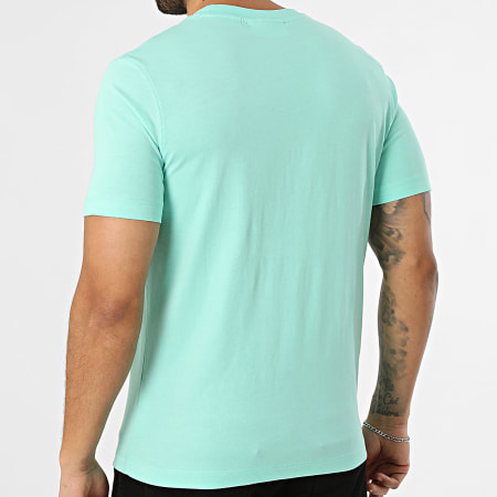 Sergio Tacchini - T-Shirt Marchio 41200 Turchese Nero