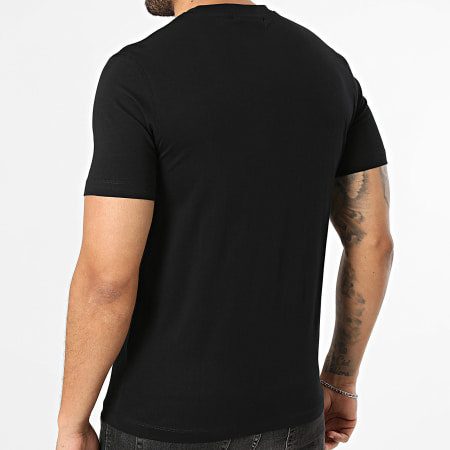 Sergio Tacchini - T-Shirt Marchio 41200 Nero Turchese