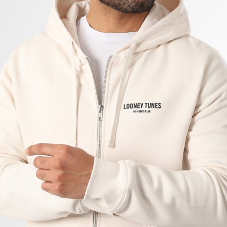 Looney Tunes - Sweat Zippé Capuche Represent Bugs Beige