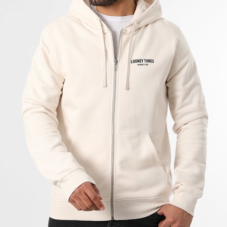 Looney Tunes - Sweat Zippé Capuche Represent Bugs Beige