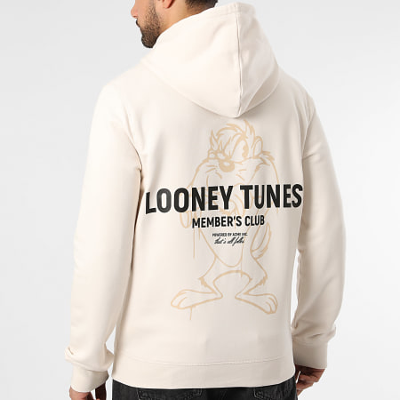 Looney Tunes - Sweat Zippé Capuche Represent Taz Beige