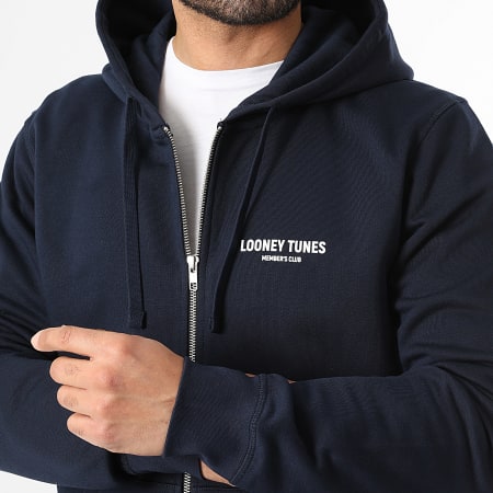 Looney Tunes - Sweat Zippé Capuche Represent Taz Bleu Marine