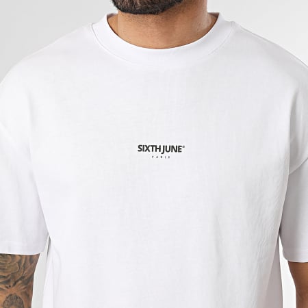 Sixth June - Camiseta Oversize Ancha 978 Blanco