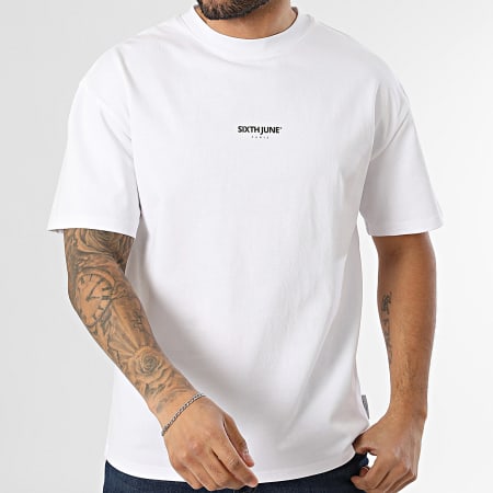 Sixth June - Camiseta Oversize Ancha 978 Blanco