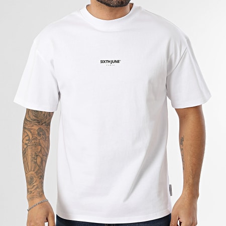 Sixth June - Camiseta Oversize Ancha 978 Blanco