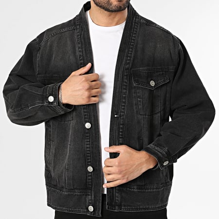 Sixth June - Veste Jean 761 Noir