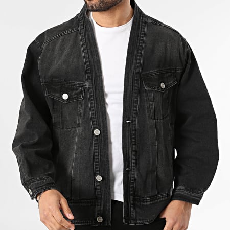 Sixth June - Veste Jean 761 Noir