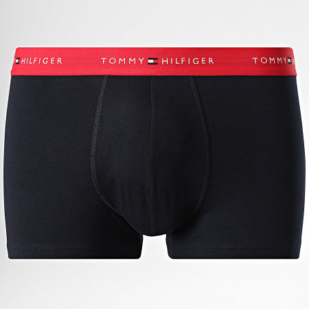 Tommy Hilfiger - Lot De 3 Boxers 3890 Bleu Marine Blanc Rouge
