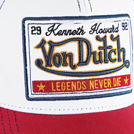 Von Dutch - Casquette Trucker WB07 Bleu Marine Blanc Rouge