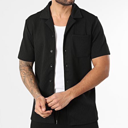 Classic Series - Ensemble Chemise Manches Courtes Et Short Jogging 313 Noir