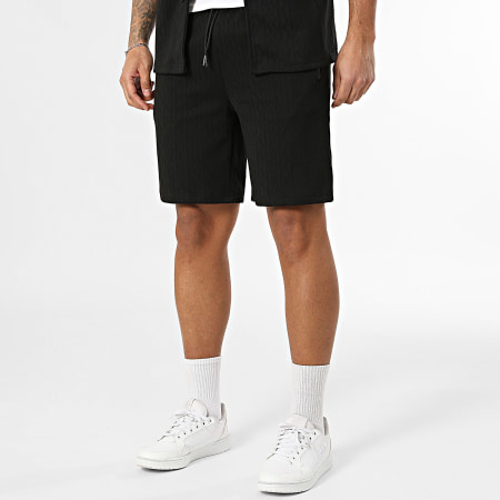 Classic Series - Ensemble Chemise Manches Courtes Et Short Jogging 313 Noir