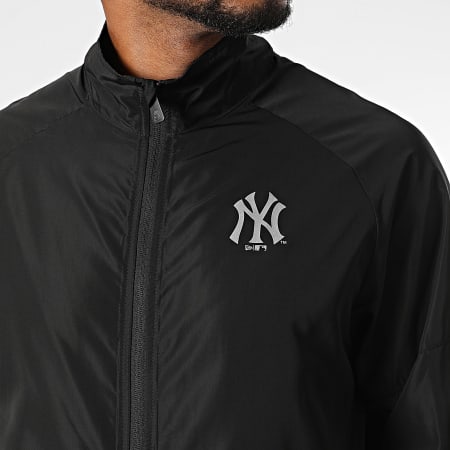 New Era - Veste Zippée MLB Core Plus NY New York Yankees 60771657 Noir Réfléchissant