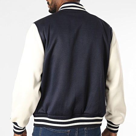 New Era - Veste Teddy NY New York Yankees 60771507 Bleu Marine Beige