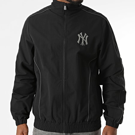 New Era - Veste Zippée MLB NY New York Yankees 60771638 Noir Réfléchissant
